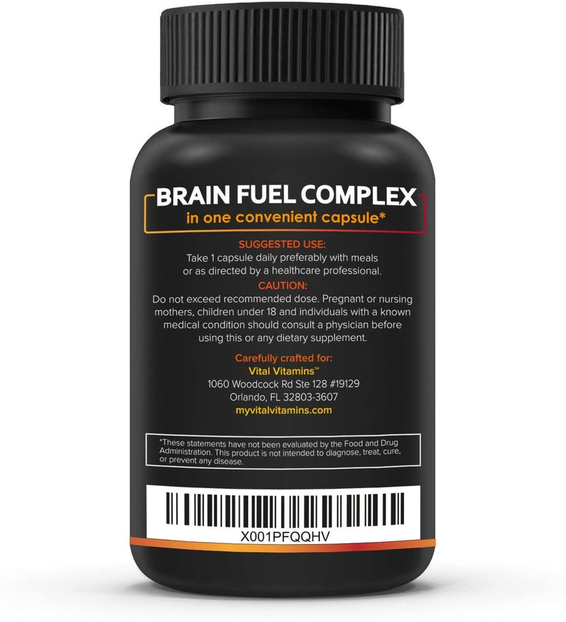 Brain Supplement Nootropics Booster (3-Pack) - Enhance Focus, Concentration, Improve Memory & Clarity - Ginkgo Biloba, Dmae, Mind Enhancement 3 Pack - NewNest Australia