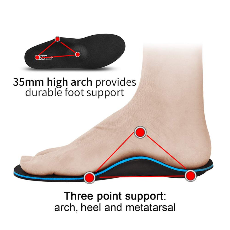 PCSsole High arch orthopedic insole, comfort heel spur insoles, shoe insoles for flat feet, plantar fasciitis, foot pain, heel spurs. - NewNest Australia