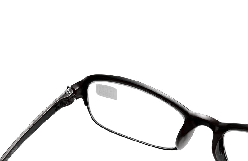 NRDIK PROFLEX LIGHTWEIGHT (Pack of 3) Flexible Reading Glasses - Impact Resistant, Scratch Resistant, Bendable, Non-Slip, Unisex (Men + Women) Affordable +1.0, 1.5, 2.0, 2.5, 3.0, 3.5 , 4.0 - (oval, mixed color) Black 2.0 diopters - NewNest Australia
