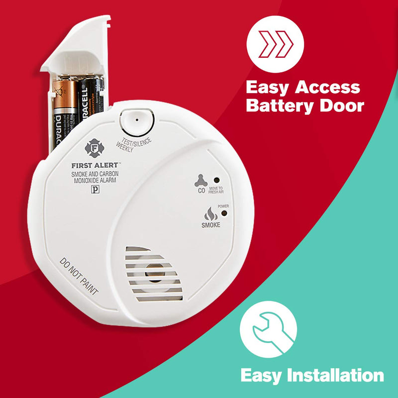 First Alert SCO5CN Combination Smoke and Carbon Monoxide Detector, Battery Operated 1 Pack - NewNest Australia