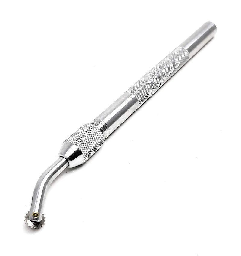 Excel Blades 30606 Pounce Wheel, Stainless Steel Small Fabric Tracing Wheel, Embossing Tool and Perforator, ¼ Inch, Great for Tracing, Dotting, Dashing 1/4 Inch - NewNest Australia