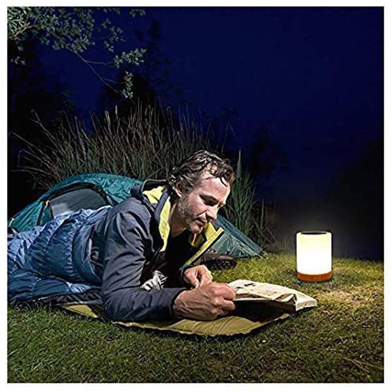 ROYFACC Night Light Touch Sensor Lamp Bedside Table Lamp for Kids Bedroom Rechargeable Dimmable Warm White Light + RGB Color Changing - NewNest Australia