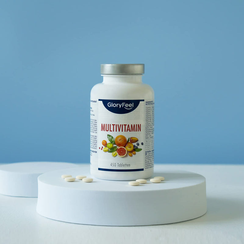 High Dose Multivitamin, 450 Tablets (15 Months), All Valuable Az Vitamins And Minerals, Supports The Immune System, Laboratory Tested Without Additives, Made In Germany - NewNest Australia
