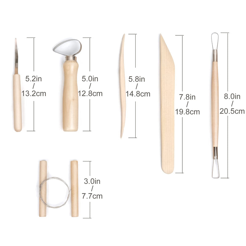 Nozomy Clay Tools,12PCS Pottery Clay Sculpting Tool Set - NewNest Australia