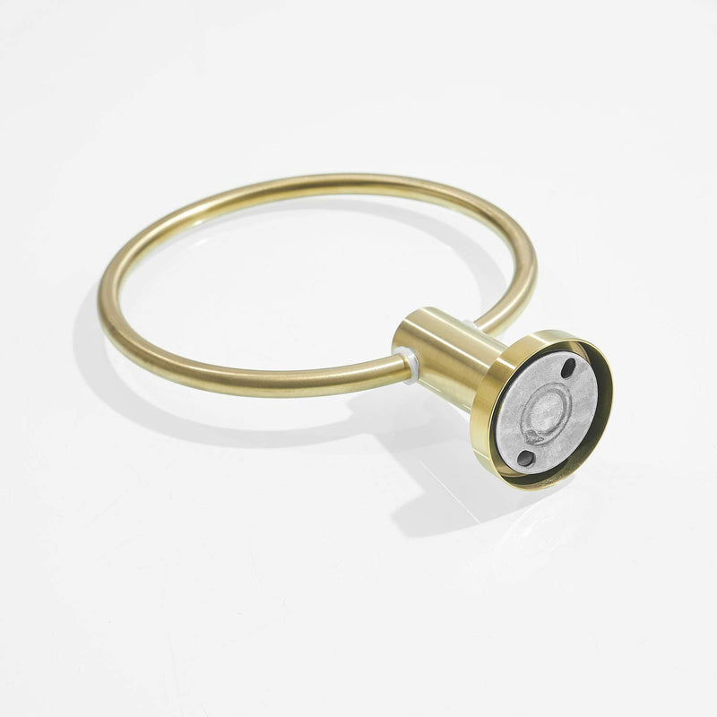 Hand Towel Ring,Gold Brushed Towel Holder Constructed of Stainless Steel - NewNest Australia