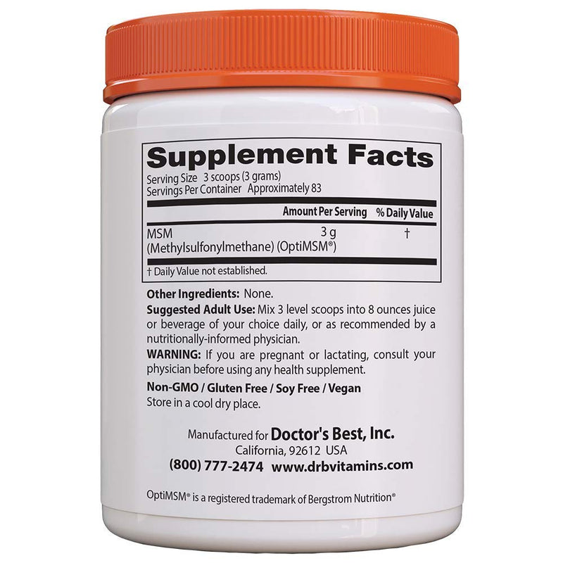 Powder with OptiMSM, Non-GMO 8.8 Ounce (Pack of 1) - NewNest Australia