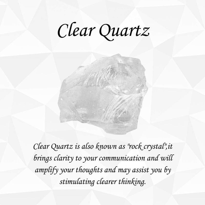 Top Plaza 0.44lb Bulk Irregular Shape Rough Clear Quartz Crystal Points 0.39-1.18'' Raw Natural Stones for Decor Reiki Crystal Healing 0.44lb - 0.39-1.18'' - NewNest Australia