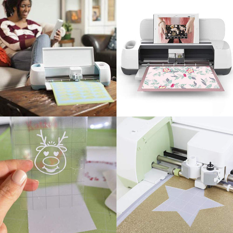 DOOHALO Cutting Mat for Cricut Explore Air2/One, Cricut Maker Smart Cutting Machine Expression 12 X 12 inch 3 Pack Replacement Adhesive Vinyl Mats Black Color Standard Grip Cutting (Black) Black--12"X12" StandardGrip - NewNest Australia