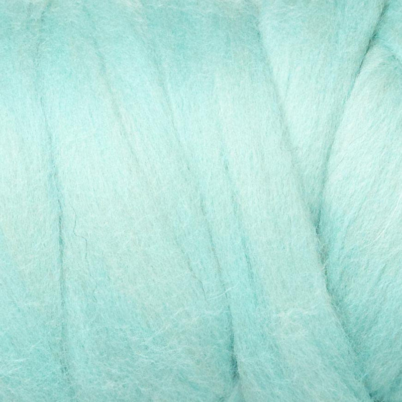 Kondoos Colored Natural Wool roving, 1 lb. Best Wool for Needle Felting, Wet Felting, handcrafts and Spinning. (Acqua, 1 lb) Acqua - NewNest Australia