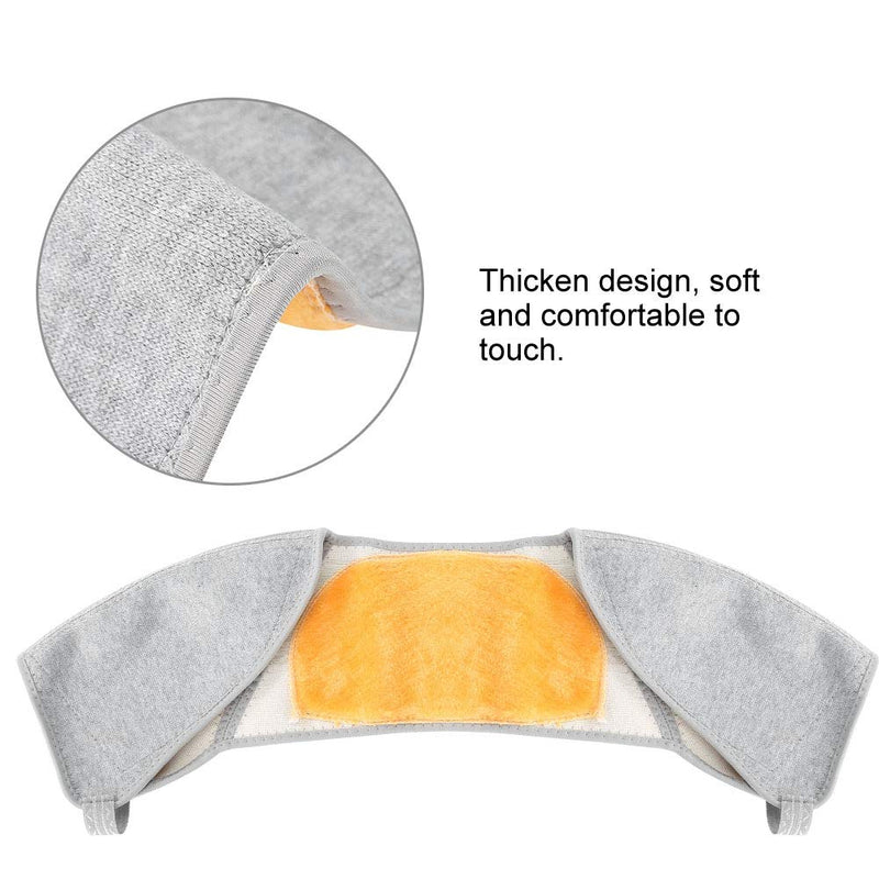 Double Shoulder Support, Fleece Shoulder Warmer For Men And Women, Warm Shoulder Brace For Pain Relief, Shoulder Compression, Shoulder Support Made Of Elastic Fabric (L) - NewNest Australia