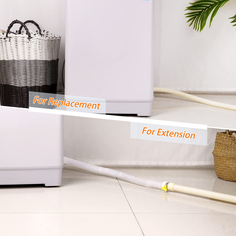 MyLifeUNIT Washing Machine Drain Hose Extension Kit, Universal Fit All Drain Hose, 6-Foot - NewNest Australia
