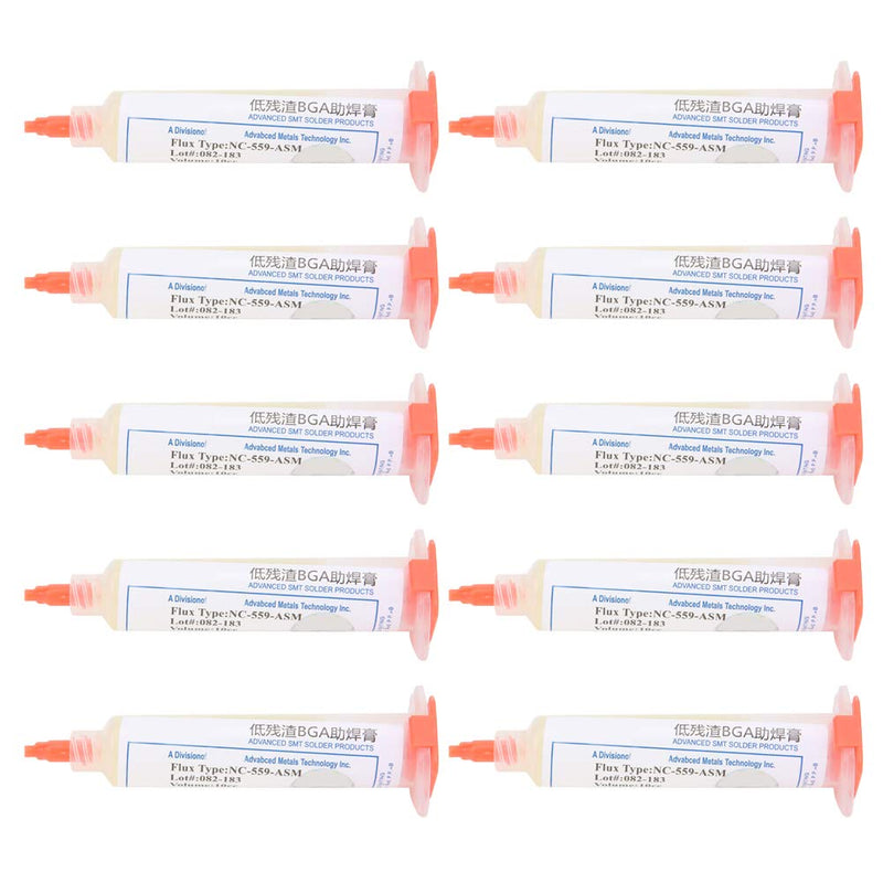 Solder Paste Low Residue Flux, Welding Flux NC‑559‑ASM with Needle Dispensing Tool Non Harmful Substances for Computer Home Appliance - NewNest Australia