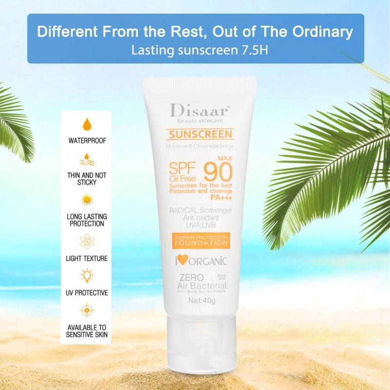 SPF50++ 40ml Moisturising Sunscreen,Face and Neck Whole Body Sun UV Radiation Protection Cream, Sunblock Whitening Non Grease Lotion - NewNest Australia