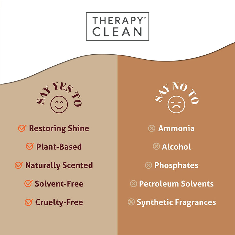Therapy Furniture Polish & Wood Cleaner Kit 16 oz. Cabinet and Table Restorer - NewNest Australia