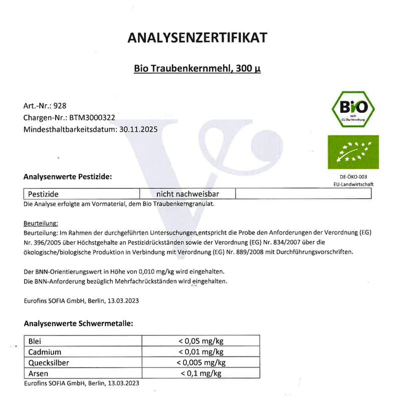 Organic OPC grape seed + aronia powder + organic vitamin C (acerola) capsules 120 pieces vegan high dosage 420mg per capsule from German grapes Laboratory tested from Germany Vegan - NewNest Australia