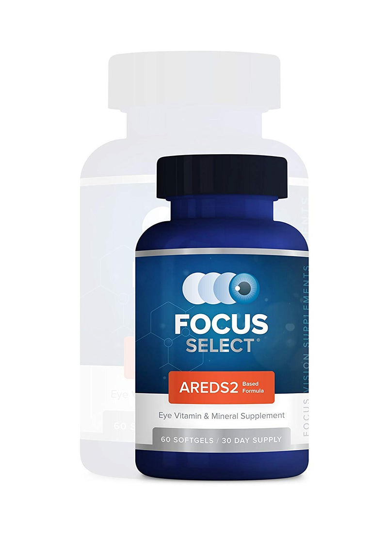 Focus Select® AREDS2 Based Eye Vitamin-Mineral Supplement - AREDS2 Based Supplement for Eyes (60 ct. 30 Day Supply) - AREDS2 Based Low Zinc Formula - Eye Vision Supplement and Vitamin - NewNest Australia