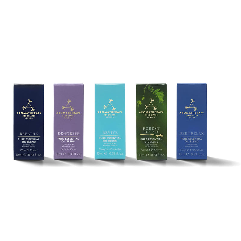 Aromatherapy Associates Deep Relax Pure Essential Oil - Made with Essential Oils of Restful Vetivert, Soothing Chamomile & Comforting Sandalwood - Aromatic Oils for Mind & Body, 10 ml - NewNest Australia