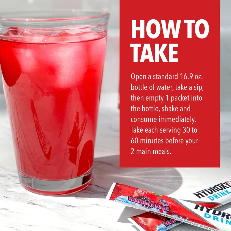 Weight Loss Drink Mix | Hydroxycut Lose Weight Drink Mix | Weight Loss for Women & Men | Weight Loss Supplement | Energy Drink Powder | Metabolism Booster for Weight Loss | Wildberry Blast, 28 Packets 28 Count (Pack of 1) - NewNest Australia
