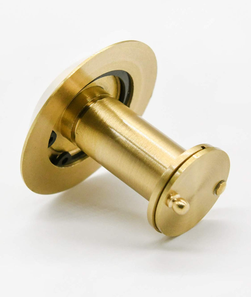 Earl Diamond Safety Peek Peep Holes,Solid Brass Anti-Prying Door Viewer/Peephole with Heavy Duty Rotating Privacy Cover for 1-3/8" to 2-1/6" Doors, Door Viewer for Home Office Hotel Satin Gold - NewNest Australia