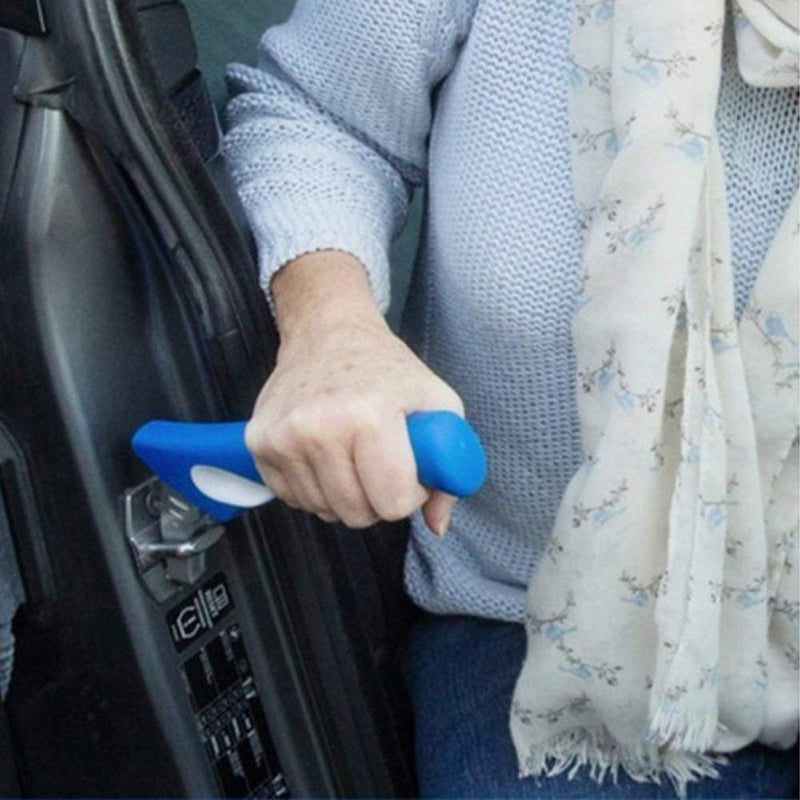 Car Support Handle - Stable Mobility Aid for Getting Out of The car - Ideal Senior Transfer or Mobility impairments - All Doors Compatible - Handy car bar (Blue Cane) Blue - NewNest Australia