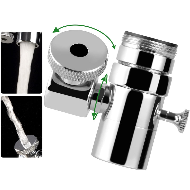 Sink faucet Sprayer head Replacement, Auto-Reset Faucet Aerator, faucet attachment for Kitchen or Bathroom, Dual function faucet extender include 360°Rotatable Columnar flow and bubble stream columnar and stream bubble - NewNest Australia