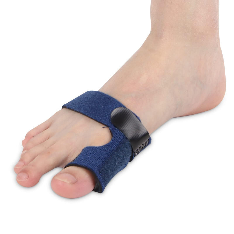 Agatige Big Toe Bandage, Fabric Hammer Toe Bandage Toe Separator Bunion Splint with Support Straps for Men Women Broken Toe Hallux Valgus Correction (Blue) Blue - NewNest Australia