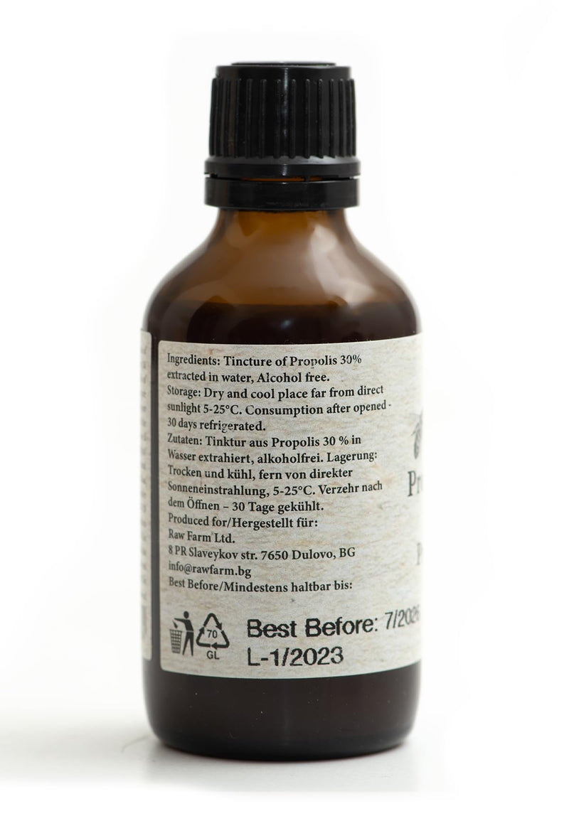50 ml propolis tincture 30% - alcohol-free from RAW Farm beekeepers - NewNest Australia