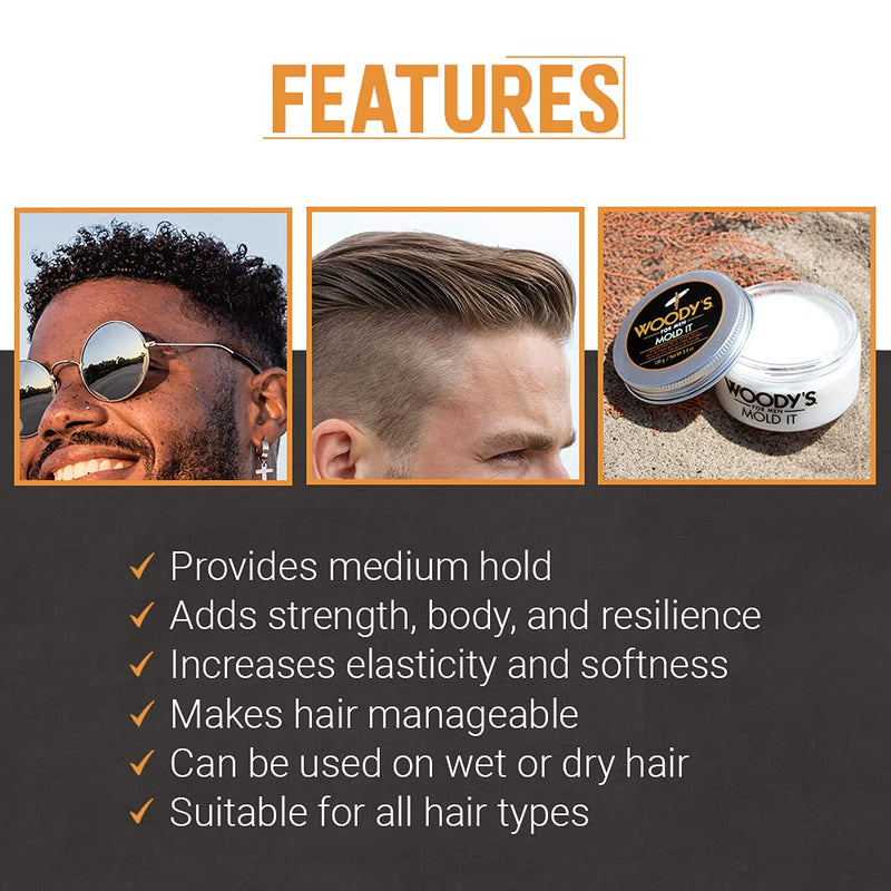 Woody's Mold It Hair Paste 100g - NewNest Australia
