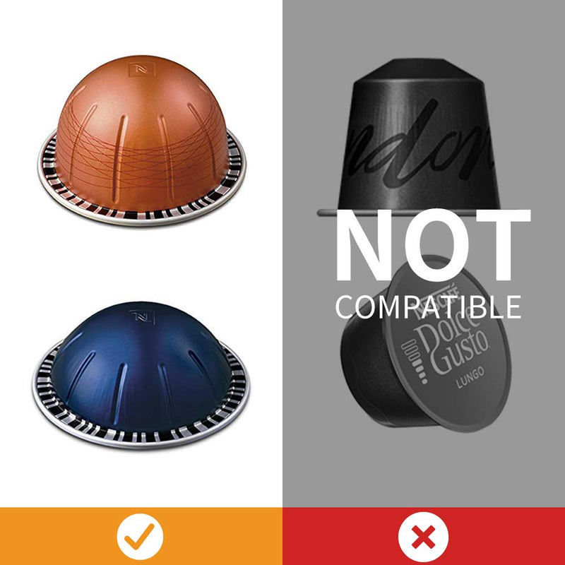 NewNest Australia - RECAPS Filling Tool Holder Compatible with Vertuoline Coffee Pods (Aluminum lids and Empty Pods and Tamper are Not Included) 