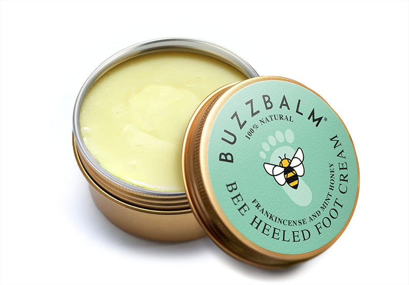 Foot Cream for Cracked Heels and Dry Skin Bee Heeled Heel Balm is a Completely Natural Cracked Heel Repair Cream with Frankincense and Peppermint Honey (85g) - NewNest Australia