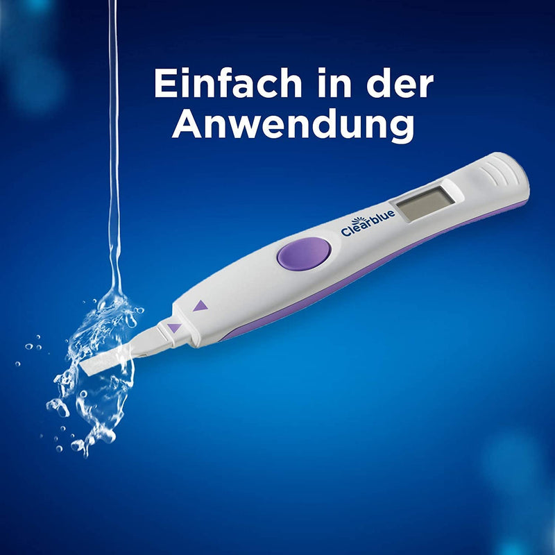 Clearblue Fertility Ovulation Test Kit, 20 Tests + 1 Digital Test Holder, Fertility Test For Women / Ovulation, Advanced & Digital (Tests 2 Hormones), Get Pregnant Quicker - NewNest Australia