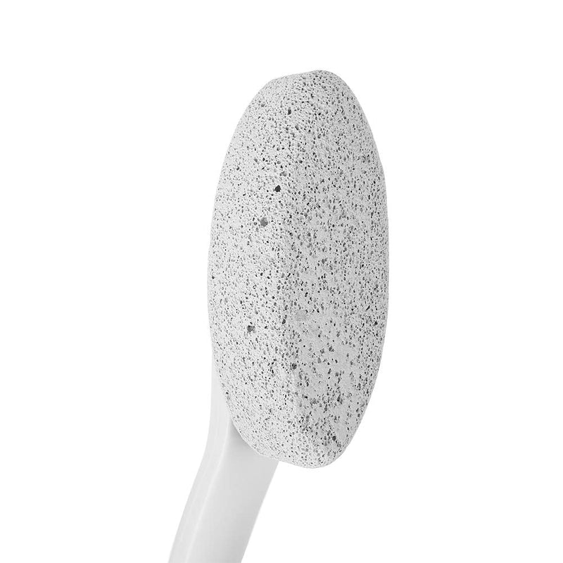 Long Handle Pumice Stone for Feet, Foot Scrubber for Removing Dead Skin and Smoothen Cracked Hard Skin Foot Hard Skin Remover for Home Travel - NewNest Australia