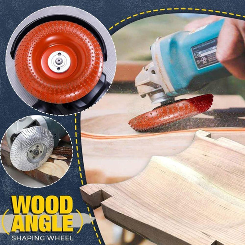 4 Wood Polishing Grinding Shaping Disc for Carpentry Angle Grinder,Wood Grinding Wheel Rotary Disc Sanding Wood Carving Tool Abrasive Disc Tools - NewNest Australia