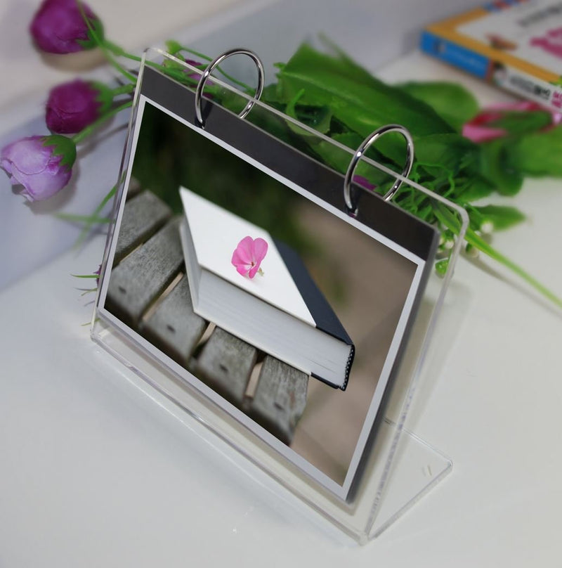 Clear Slant Back Acrylic Sign Holder,Frames Desktop Display Holder"L" Type with Vertical Stand Menu Holders,Photo Clip 13 Shows 26 Photos Photography Studio/Album Horizontal 4x6" - NewNest Australia