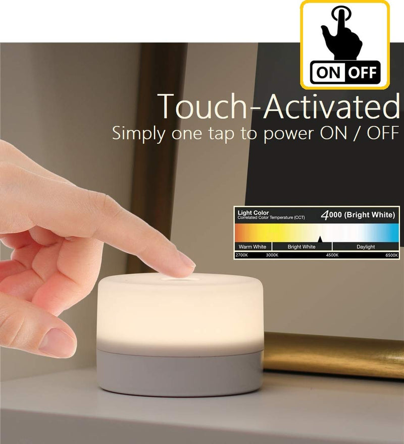 RTSU Bedside Lamp, Dimmable Touch Tap Light Novelty Light, Kids Children Adult LED Nightlight, Table Desk Atmosphere Decorative Mood Light Lamp, Bedroom Living Room Baby Nursery Night Light - NewNest Australia