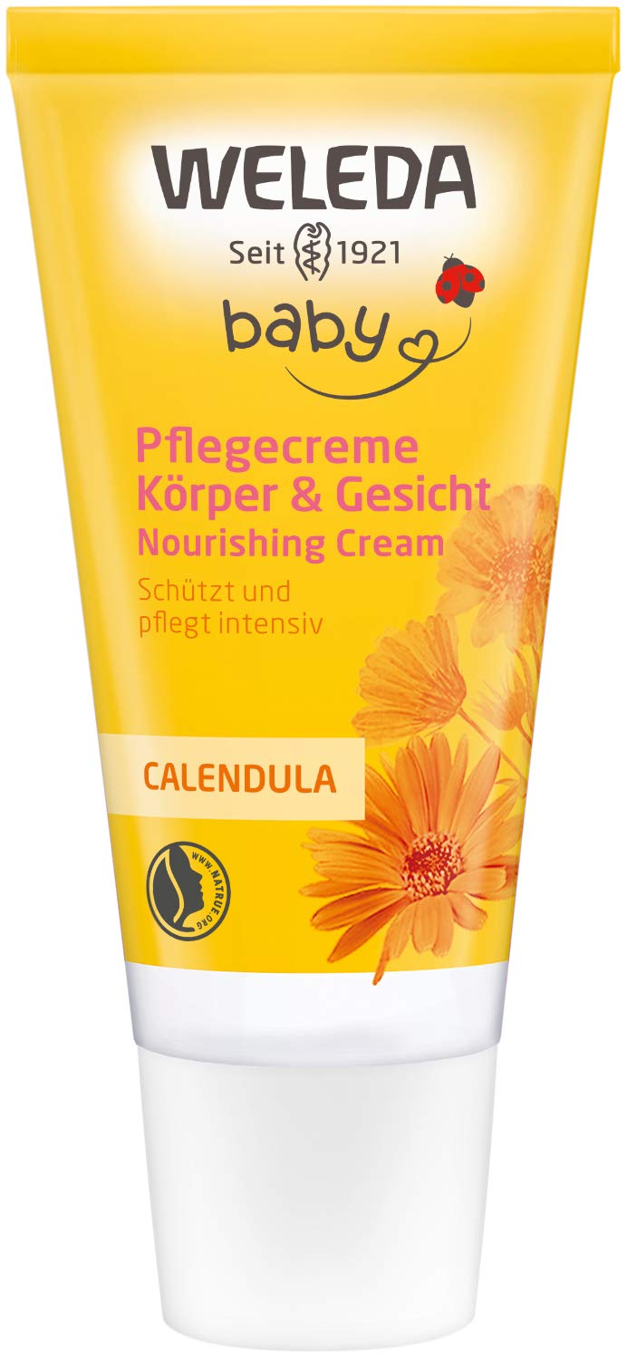 Weleda Organic Baby Calendula Care Cream Body & Face 30Ml - Natural Cosmetics Facial Care & Body Care To Care For And Soothe Dry Skin. Rich Moisturizing Cream For Babies & Children 30 Ml (Pack Of 1) - NewNest Australia