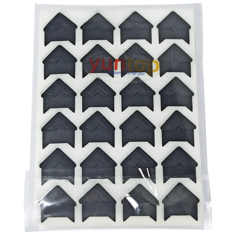 12 Sheets 288 Count Self-Adhesive Photo Corners Stickers, Acid Free Photo Mounting Corners for Scrapbooks, Memory Books, DIY Picture Album, Journal (Black) - NewNest Australia