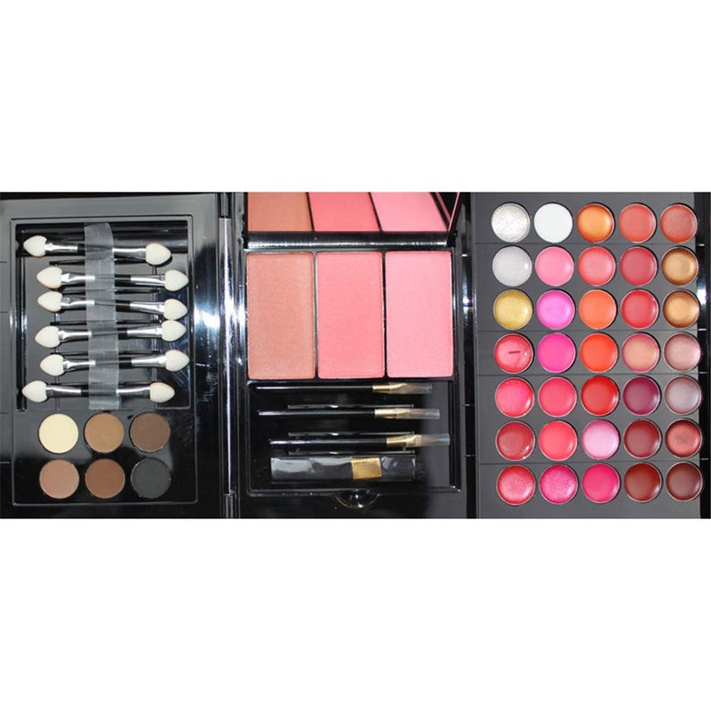 JasCherry 177 Colors Makeup Kit Combination with Eyeshadow Concealer Bronzer Blusher Eyebrow and Lip Gloss - Ideal Make Up Cosmetic Set for Professional and Daily Use #2 Cosmetic #2 - NewNest Australia