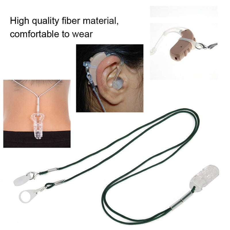 Ladieshow Hearing Amplifier Anti-Lost Rope Lanyard Protection Rope Portable with Storage Box,Hearing Aid Rope Anti-Lost Clip Clamp Protector Holder Sound Amplifier Ear Aids Accessories - NewNest Australia