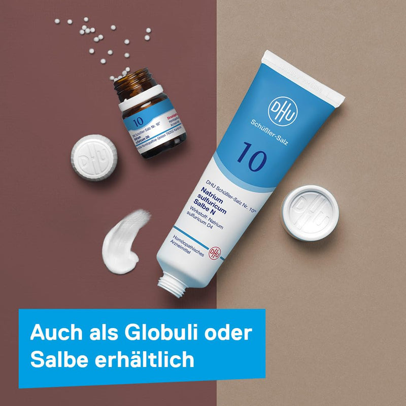 DHU Schüßler Salt No. 10 Natrum sulfuricum D6 - The mineral salt for internal cleansing - the original - environmentally friendly in a medicine jar, 200 tablets - NewNest Australia