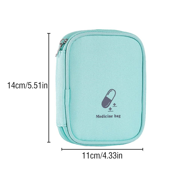 2 Packs Emergency Bag for School, Emergency Bag Empty, Small Medical Storage Bag, Medicine Bag Small, Portable Medical Bag, Waterproof, Empty, for Camping Hiking Travel Home Car Office (Black Red) - NewNest Australia