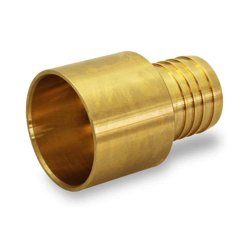 Supply Giant QTGB3412-5 Female Sweat Copper Adapter X Pex Barb Pipe Fitting, 3/4 x 1/2, Brass - NewNest Australia