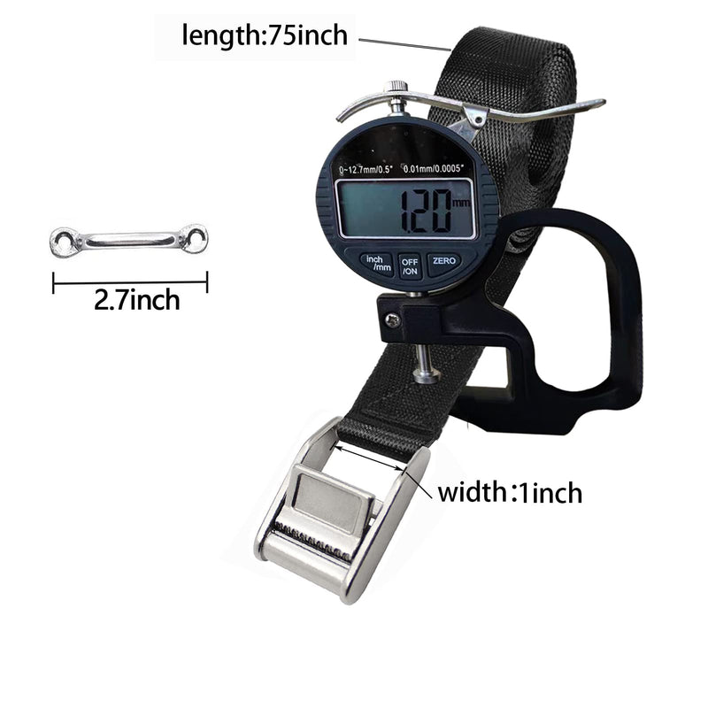 Battery Tie Down Straps for Boats,Stainless Steel Cam Buckle Straps,Cooler Tie Down Kit with Stainless Brackets and SS Screws Used for Fuel Tank, Cooler, YETI, RTIC, RV and More 1 - NewNest Australia