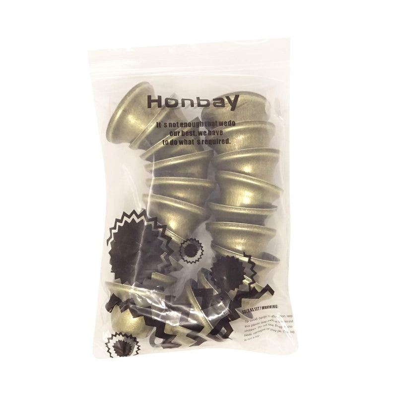 Honbay 20PCS 38mm/1.5inch Vintage Bronze Jingle Bells for Dog Potty Training, Housebreaking, Making Wind Chimes,Christmas Bell and etc - NewNest Australia