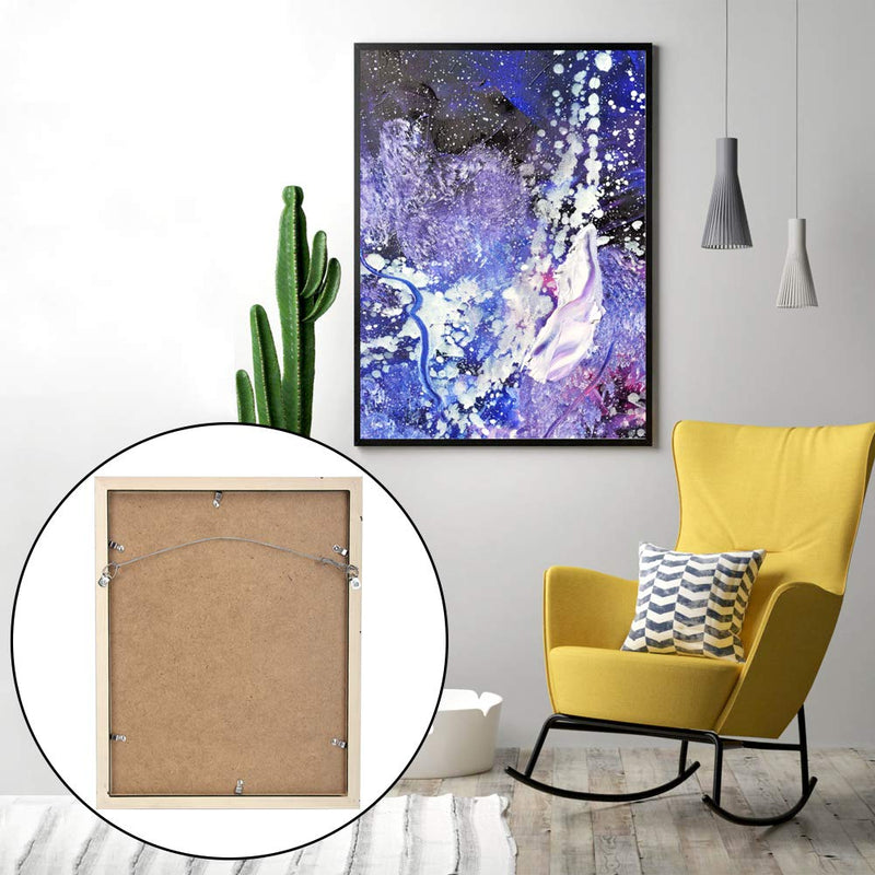 Picture Hanging Kit - 100 Feet Stainless Steel Hanging Wire, 60 Pcs D Ring Picture Hangers with Screws and 60 Pcs Aluminum Crimping Loop Sleeve for Hanging Paintings Photos - NewNest Australia