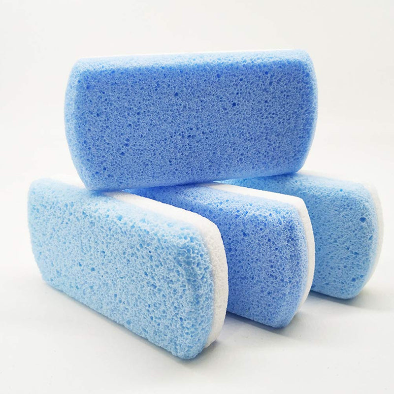 HEALLILY 4pcs Foot Pumice Stone Foot Exfoliator File Scrubber Feet Hard Pedicure File Block Skin Callus Remover Scrubber for Women Men - NewNest Australia