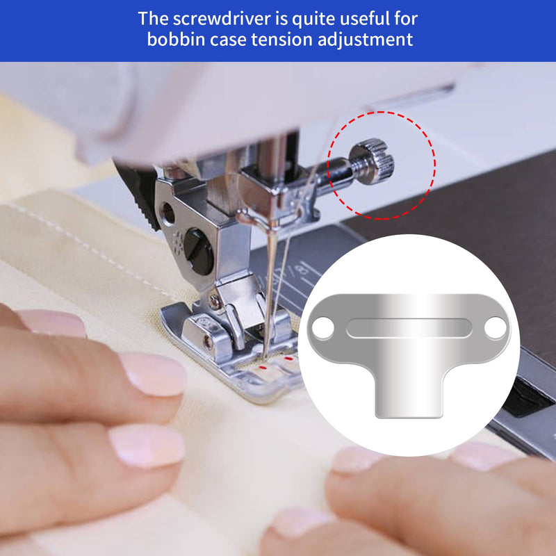 7 Piece Sewing Machine Cleaning Kit Include Tweezers Double Ended Fluff Brush Needle Board Screwdriver and 4 Short Screwdrivers, Sewing Machine Repair Tool - NewNest Australia