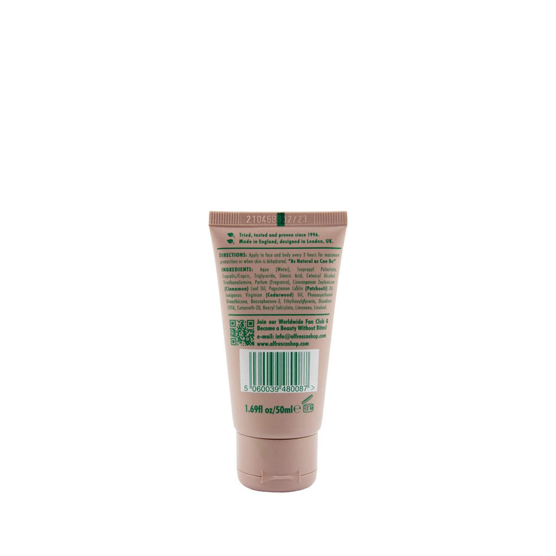 Alfresco Natural Mosquito Repellent Cream/Bug Bite Classic Moisturiser 50ml with Over 22 Essential Oils - DEET Free Insect Repellent - Suitable for Children and Kids (50ml) - NewNest Australia