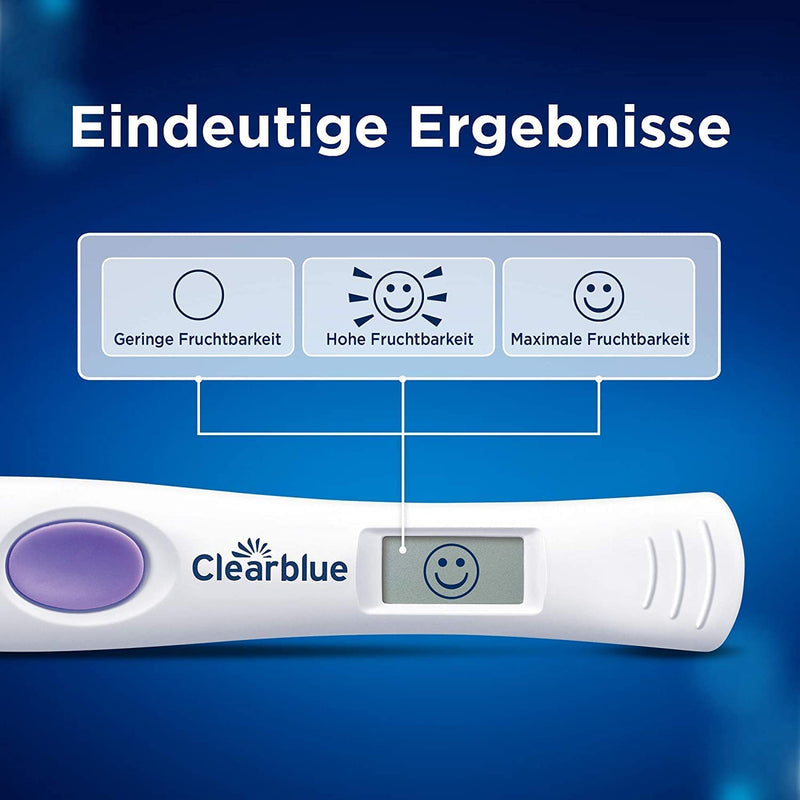 Clearblue Fertility Ovulation Test Kit, 20 Tests + 1 Digital Test Holder, Fertility Test For Women / Ovulation, Advanced & Digital (Tests 2 Hormones), Get Pregnant Quicker - NewNest Australia