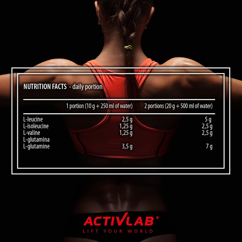 Activlab Bcaa Xtra Instant 500G 5000Mg Amino Acids 3500Mg L Glutamine Muscle Growth Supplement Regeneration Endurance Bodybuilding Optimum Grapefruit Flavor Bcaa 2 1 1 Including Measuring Cup - NewNest Australia